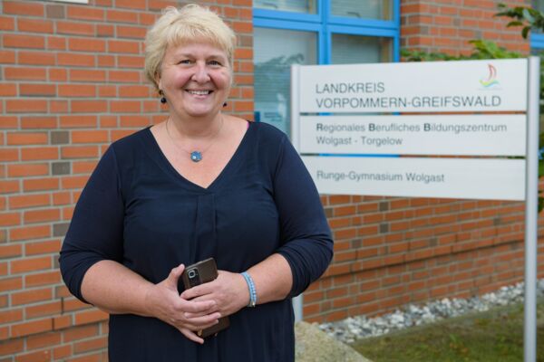 Portraitfotografie Schulleiterin RBB Vorpommern-Greifswald