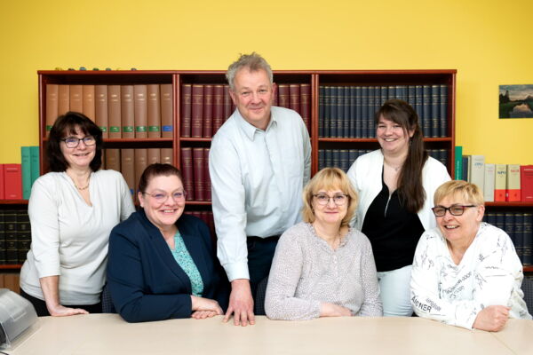 Gruppenfoto Kanzeleiteam, Joachimsthal, Foto: Margit Wild