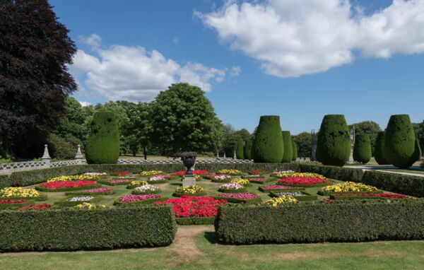 Gartenfoto Englischer Garten, Gartenreise Foto, Lanhydrock, Großbritannien