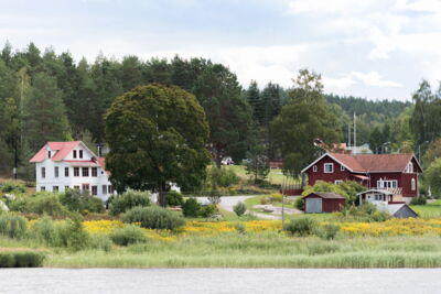 Fotograf:in Rostock - Reisefotografie Vaermland,  Holzhaeuser am Glafsfjorden, Vaermland, Schweden