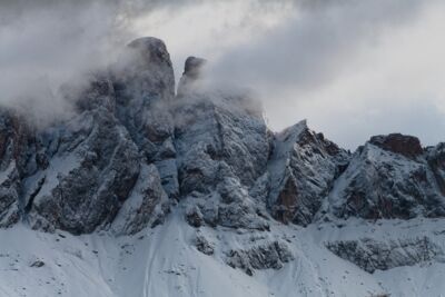 Fotograf:in Rostock macht Skiferien in Südtirol, Naturpark Puez-Geisler