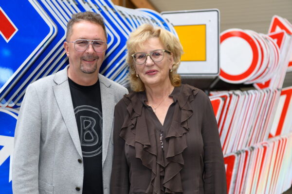 Portraitfoto Michaela und Matthias Pusch, Unternehmerehepaar